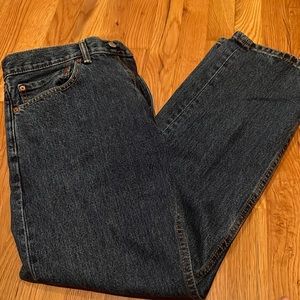 Levi’s 505 Regular Fit Men’s Jeans Size 34x29 Dark Wash